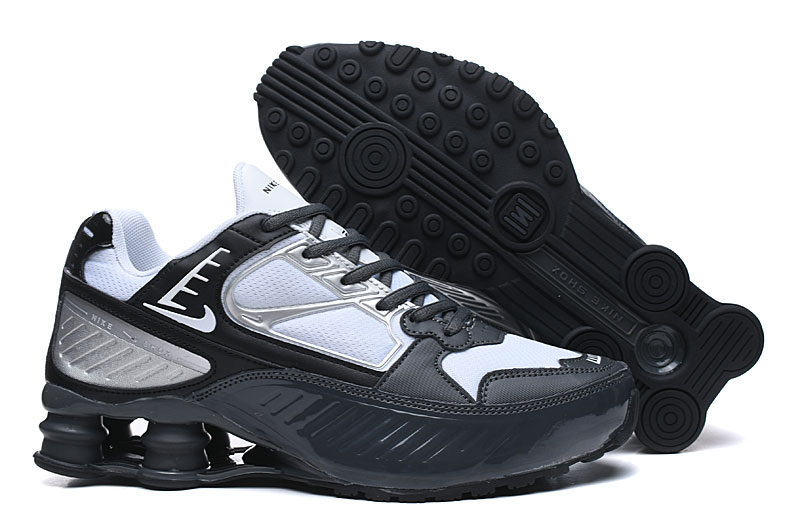 New 2020 Nike Shox R4 Silver Black Shoes